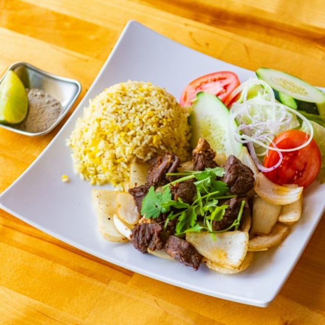 Vietnamese Shaking Beef Rice Dish | Cơm Bò Lúc Lắc.