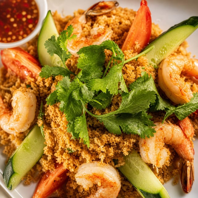 Shrimp Fried Rice | Cơm Chiên Tôm.