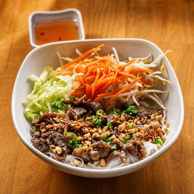 Charbroiled Pork Vermicelli | Bún Thịt Nướng.