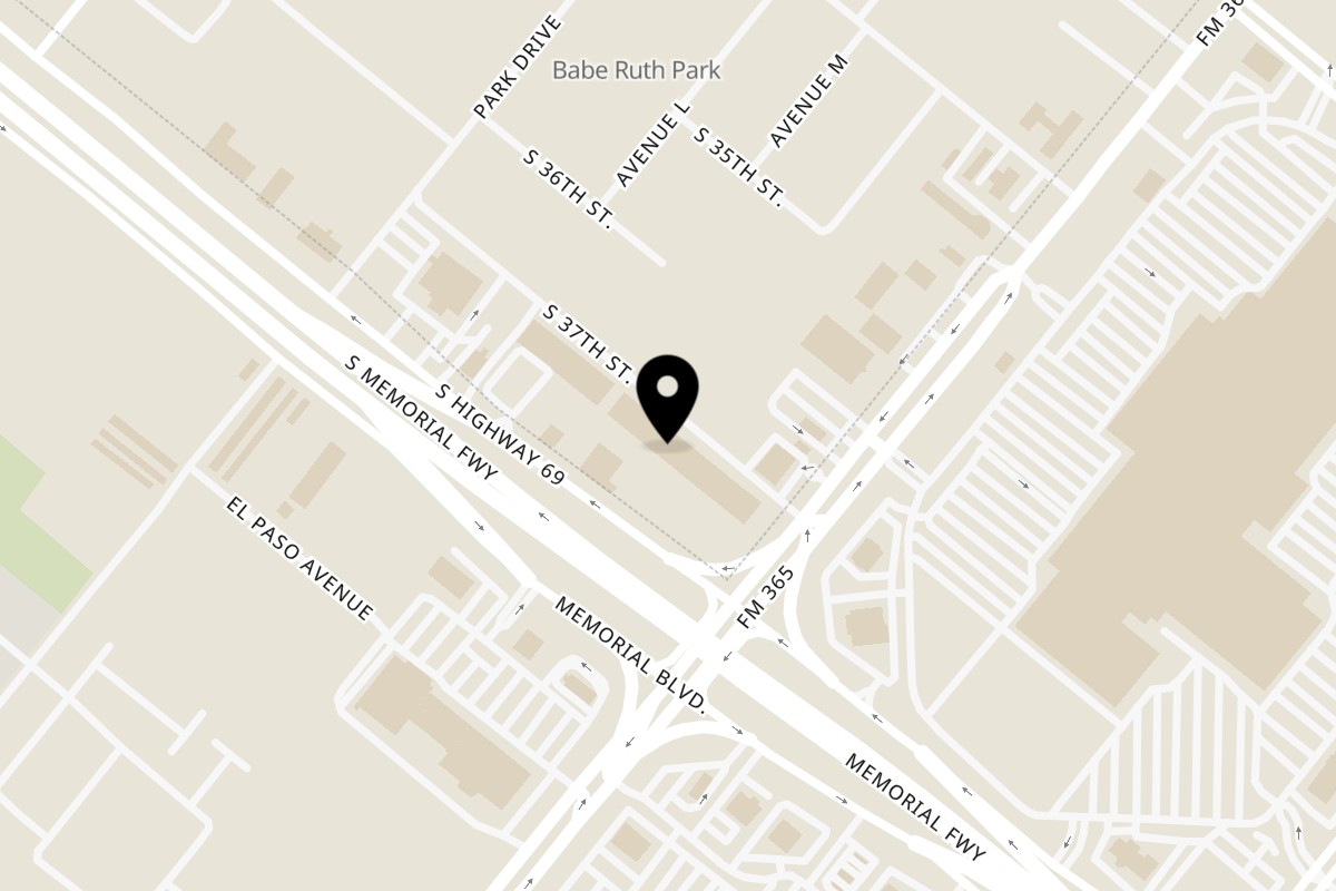 Map showing the location of Cali Kitchen on 1513 U.S. 69 Access Rd in Nederland